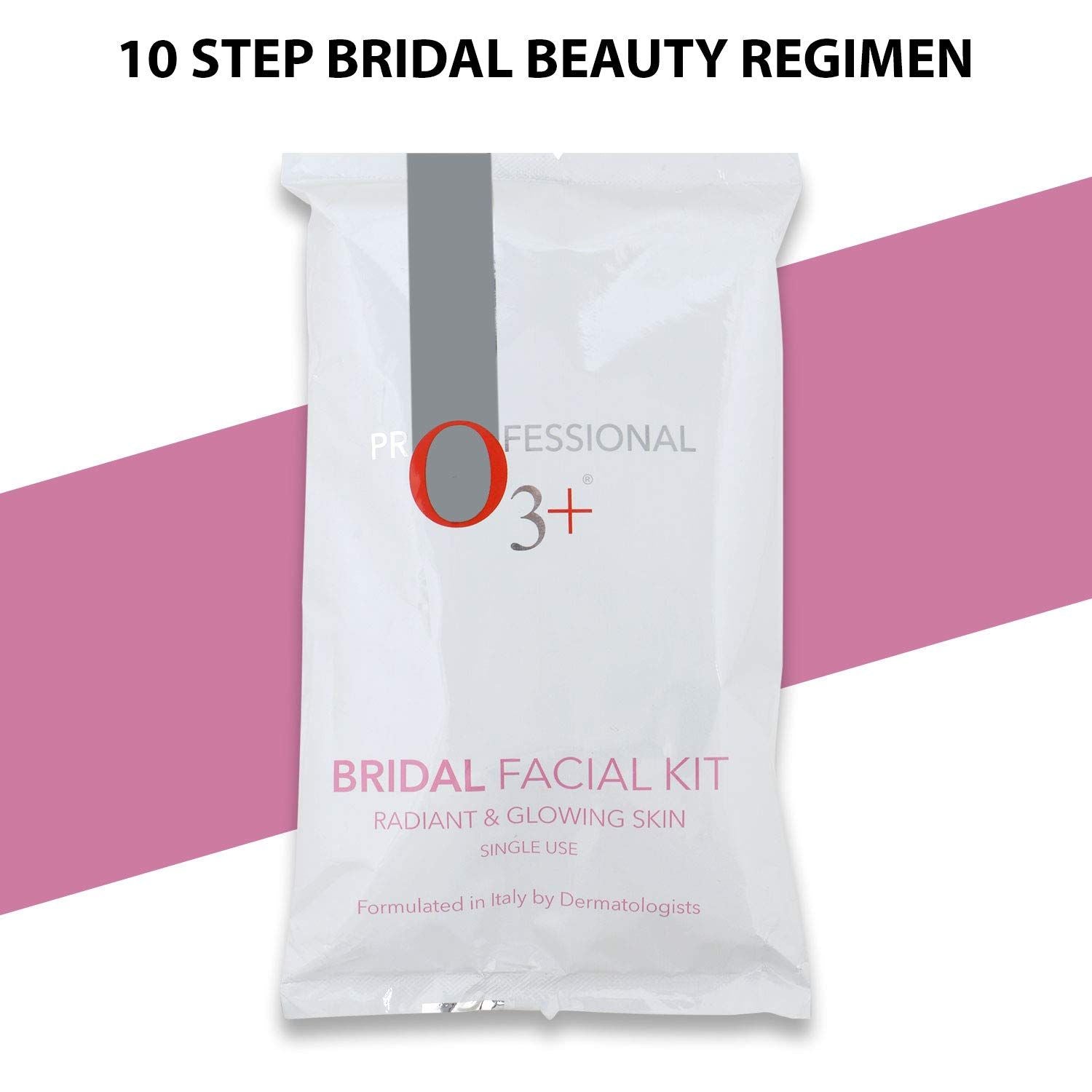 O3+ professional Radiant & Glowing Bridal Facial Kit for Bridal Beauty Bliss | Single-Use (120g) - Pinkbliss