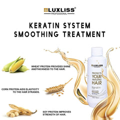 Luxliss Keratin Smoothning Treatment 100ML, Golden - Pinkbliss