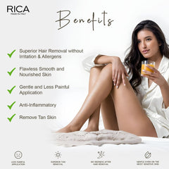 Rica Black Liposoluble Wax for All Skin Types 800ml - Pinkbliss