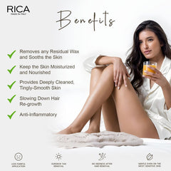 Rica Cotton Milk Pre Wax Gel Cleansing Waxing 250ml - Pinkbliss