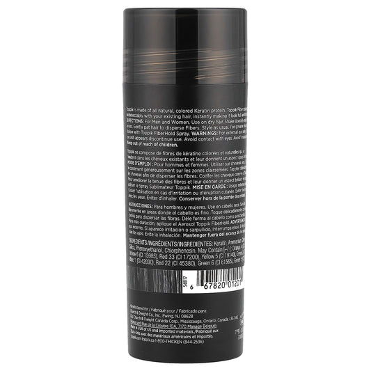 Toppik Hair Building Fibers Full Hair Instantly Black 27.5g - Pinkbliss