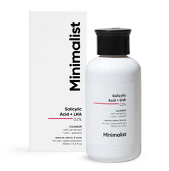 Minimalist 2% Salicylic Acid Face Wash For Oily Skin 100 ml| Sulphate free, Anti Acne Face Cleanser With LHA & Zinc For Acne or Pimples | Men & Women