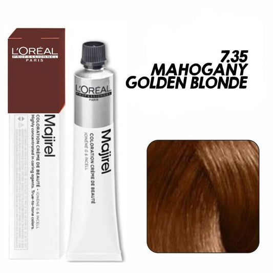 L’Oréal Professionnel Majirel 7.35 Mahogany Golden Blonde - Pinkbliss