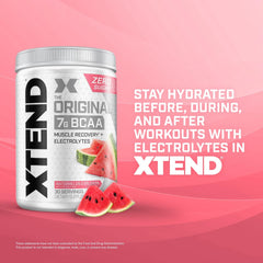 XTEND The Original 7G BCAA Watermelon Explosion – 375g (13.2 oz) - Pinkbliss