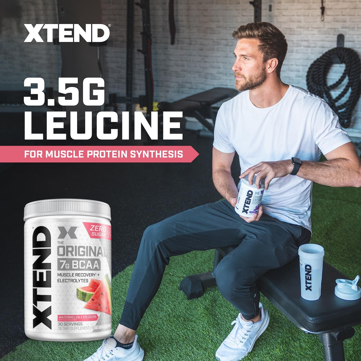 XTEND The Original 7G BCAA Watermelon Explosion – 375g (13.2 oz) - Pinkbliss