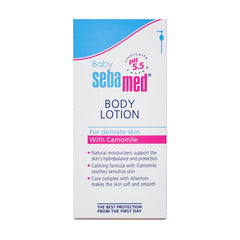 Sebamed Baby Body Lotion 400 ml |Ph 5.5| Camomile & Allantoin| Dermatalogically tested - Pinkbliss
