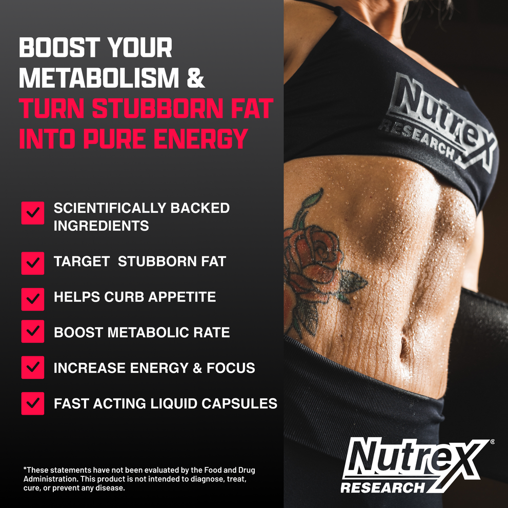 Nutrex Research Lipo 6 Black Powerful Weight Loss Support – 120 Capsules - Pinkbliss