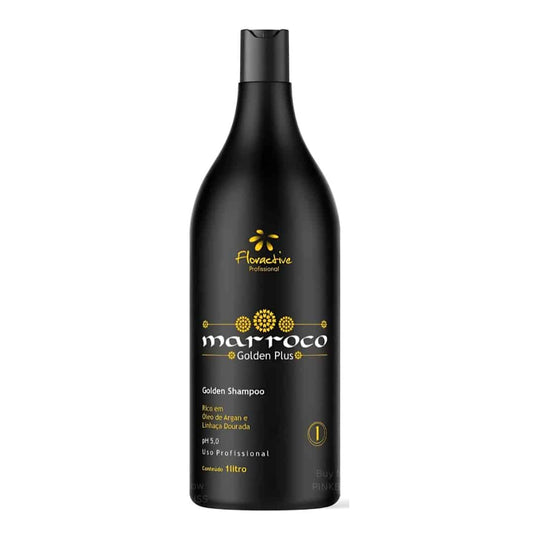 Floractive Profissional Marroco Golden Plus Shampoo 1000ml - Pinkbliss