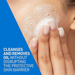 CeraVe Foaming Cleanser For Normal To Oily Skin (88ml) - Dermatologist-Developed Facewash | Non-Comedogenic And Fragrance-Free Cleansers For Acne-Prone Skin - Pinkbliss
