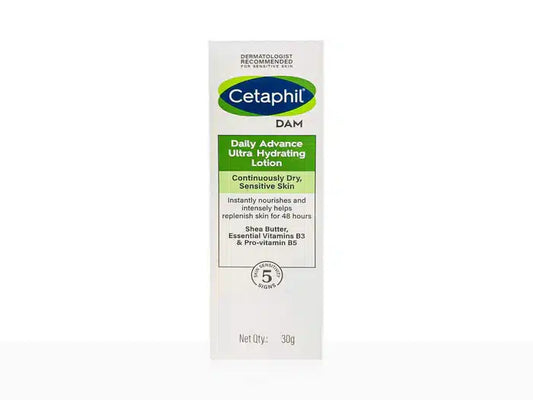 Cetaphil DAM Daily Advance Ultra Hydrating Lotion for Dry, Sensitive Skin| 30g - Pinkbliss