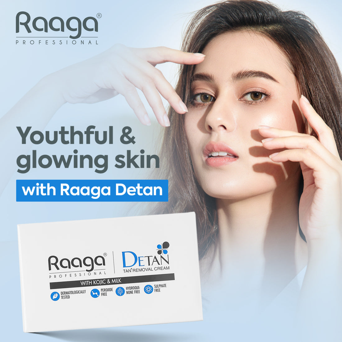 Raaga Professional De-Tan Cream 72GM (12g*6) - Pinkbliss