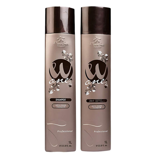 Floractive Profissional W One Shampoo And 3 In 1 Conditioner 1000ml Each - Pinkbliss