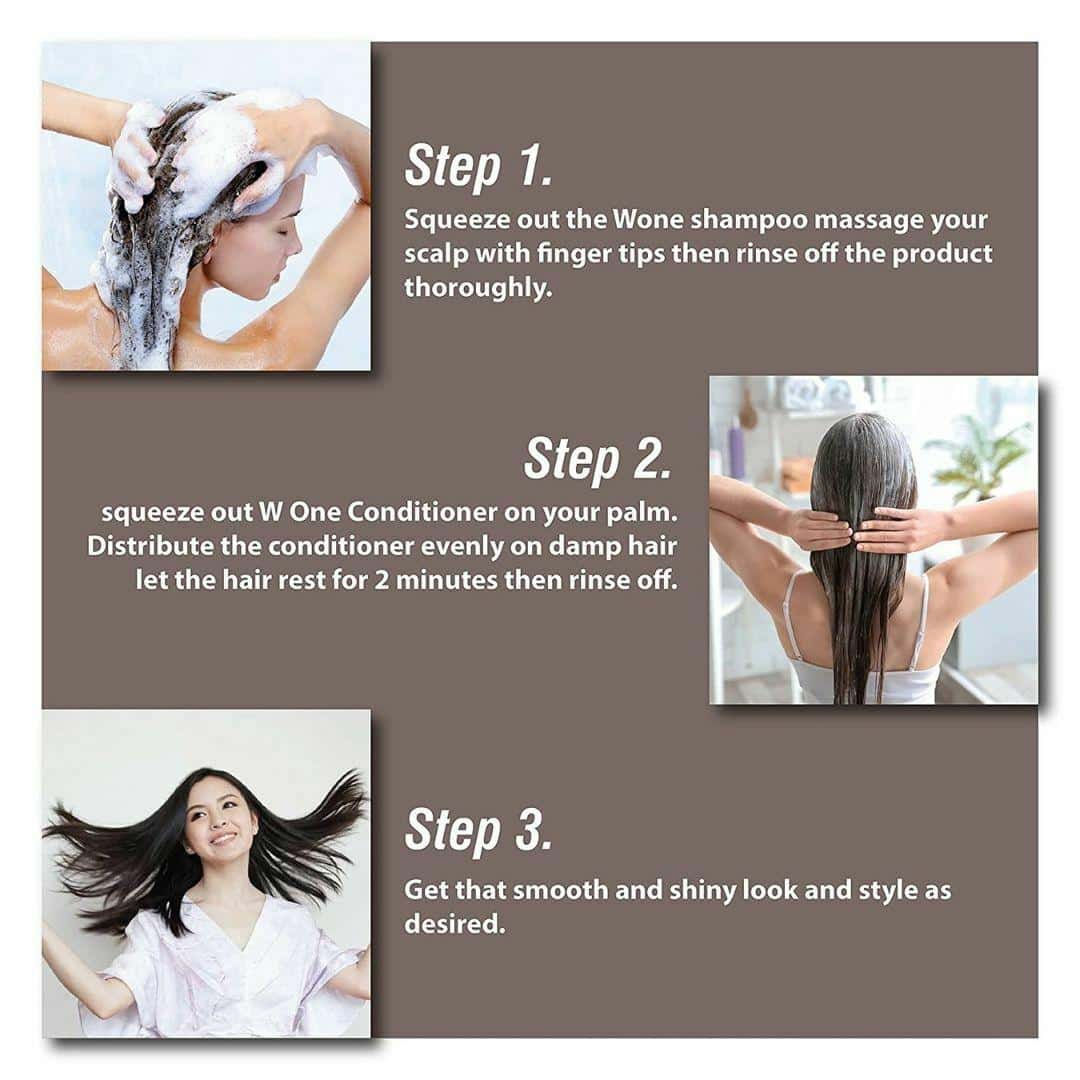 FLORACTIVE PROFISSIONAL W One Nanoplastia Treatment 120ML with Shampoo & 3 in 1 Conditioner 300ML - Pinkbliss