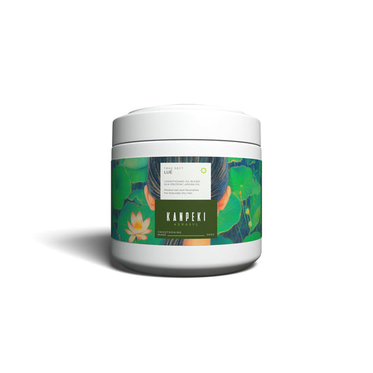 Kanpeki Kerasyl True Soft Botanical Coalesce Hair Mask For Dry Hair | Deep Hydration, Frizz Control & Nourishment | Lue 600G - Pinkbliss