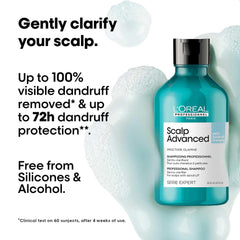 L’Oréal Professional Scalp Advanced Anti-Dandruff Dermo-Clarifier Shampoo 300ml - Pinkbliss