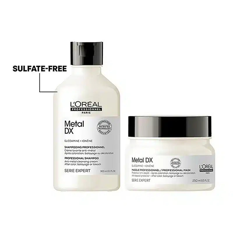 L’Oreal Professionnel Combo Metal Dx Shampoo & Hair Mask Serie Expert (300ml+250ml) - Pinkbliss