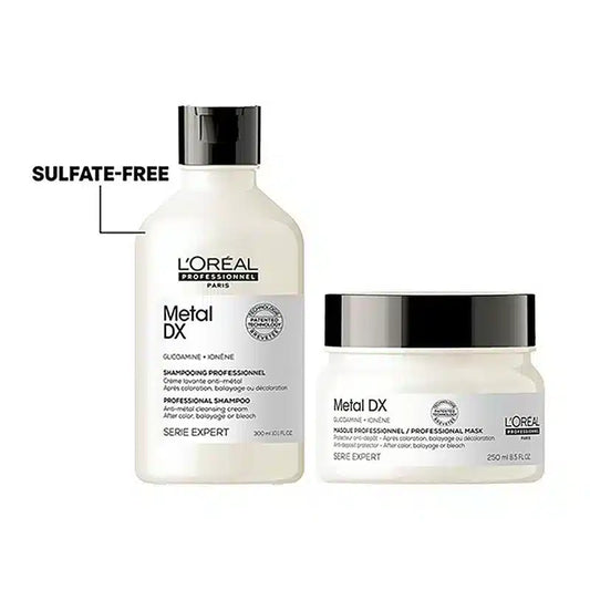 L’Oreal Professionnel Combo Metal Dx Shampoo & Hair Mask Serie Expert (300ml+250ml) - Pinkbliss