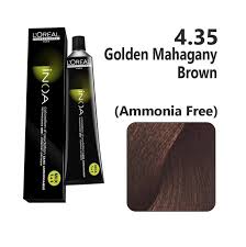 L'Oréal Professionnel Inoa 4.35 (Golden Mahogany Brown) Ammonia Free Hair Colour - Pinkbliss