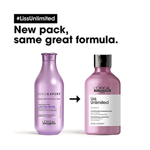 L’Oréal Professionnel Liss Unlimited Shampoo With Pro-Keratin 300ml - Pinkbliss