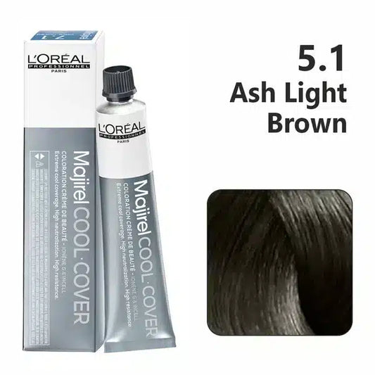 L'Oréal Professionnel Majirel Cool cover 5.1 Light Ash Brown - Pinkbliss