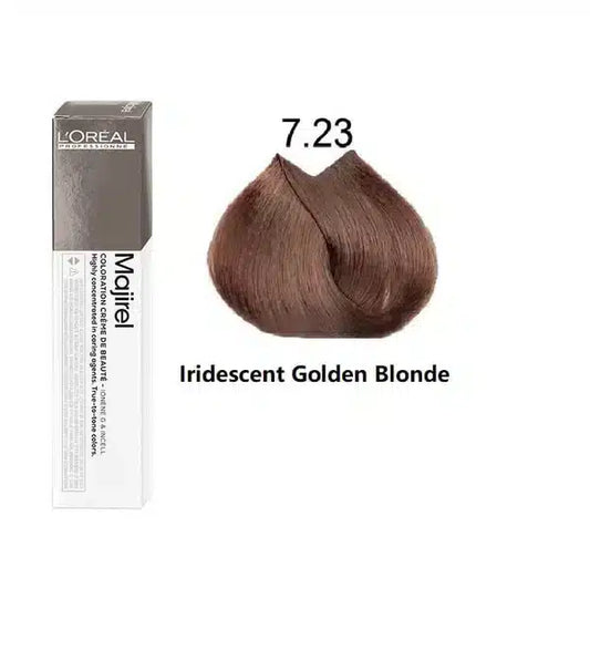 L'Oréal Professionnel Majirel 7.23 Iridescent Golden Blonde - Pinkbliss