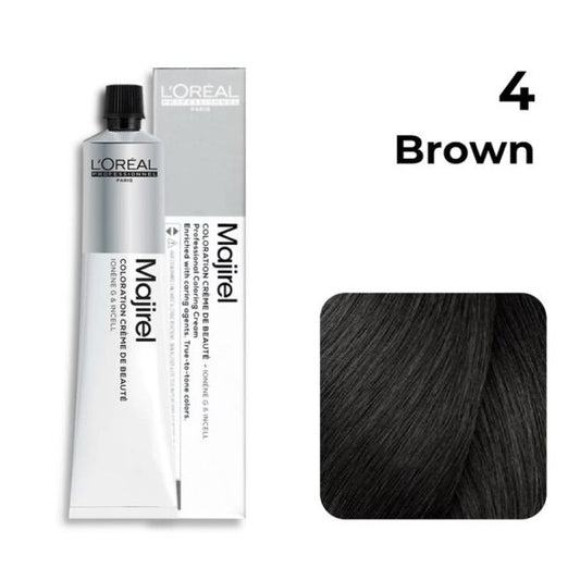L’oreal Professionnel Majirel Hair Color No. 4 Brown (100g) - Pinkbliss