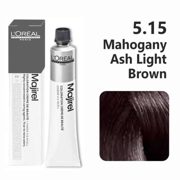 L'Oréal Professionnel Majirel - 5.15 (Mahogany Ash Light Brown)