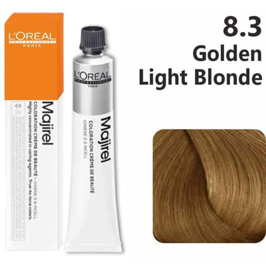 L'oreal Professionnel Majirel - 8.3 (Golden Light Blonde) - Pinkbliss