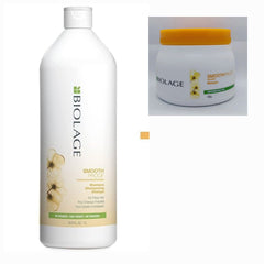 Biolage SmoothProof Smoothing Masque 490g and shampoo 1000ml - Pinkbliss