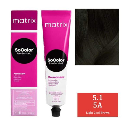 Matrix SOCOLOR 5.1 5A (Light Cool Brown) - Pinkbliss