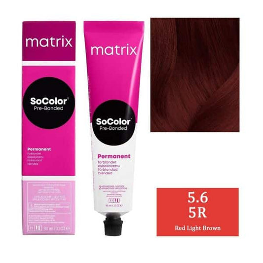 Matrix SOCOLOR 5.6 5R (Red Light Brown) - Pinkbliss