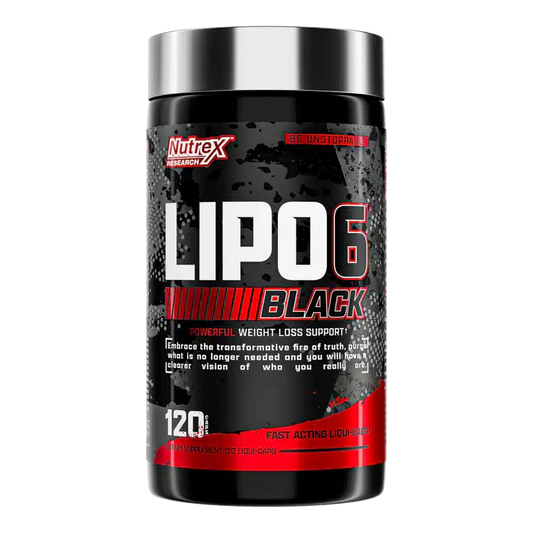 Nutrex Research Lipo 6 Black Powerful Weight Loss Support – 120 Capsules - Pinkbliss