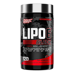 Nutrex Research Lipo 6 Black Powerful Weight Loss Support – 120 Capsules - Pinkbliss