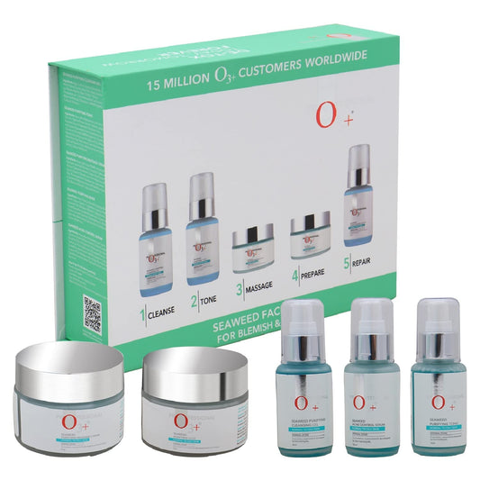 O3+ Professional Seaweed Facial For Blemish - Spots Kit (100gm + 150ml) - Pinkbliss