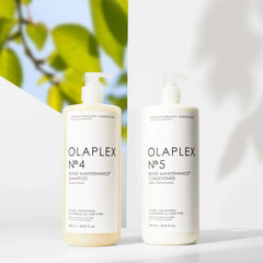Olaplex No 4 Bond Maintenance Shampoo and No 5 Conditioner 1000ml Each - Pinkbliss