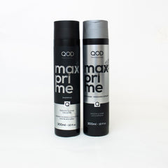 QOD Professional Max Prime Shampoo and Hair Mask – 300ml Each - Pinkbliss