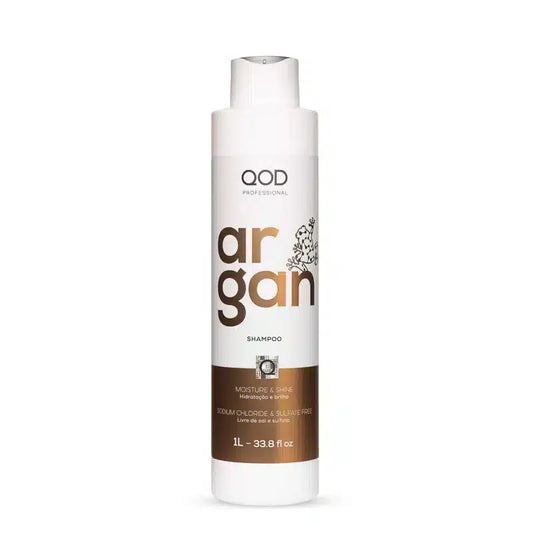 QOD Professional Argan Moisture and Shine Shampoo 1000ml - Pinkbliss