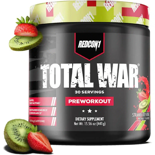 REDCON1 Total War Pre-Workout – Strawberry Kiwi (30 Servings) - Pinkbliss