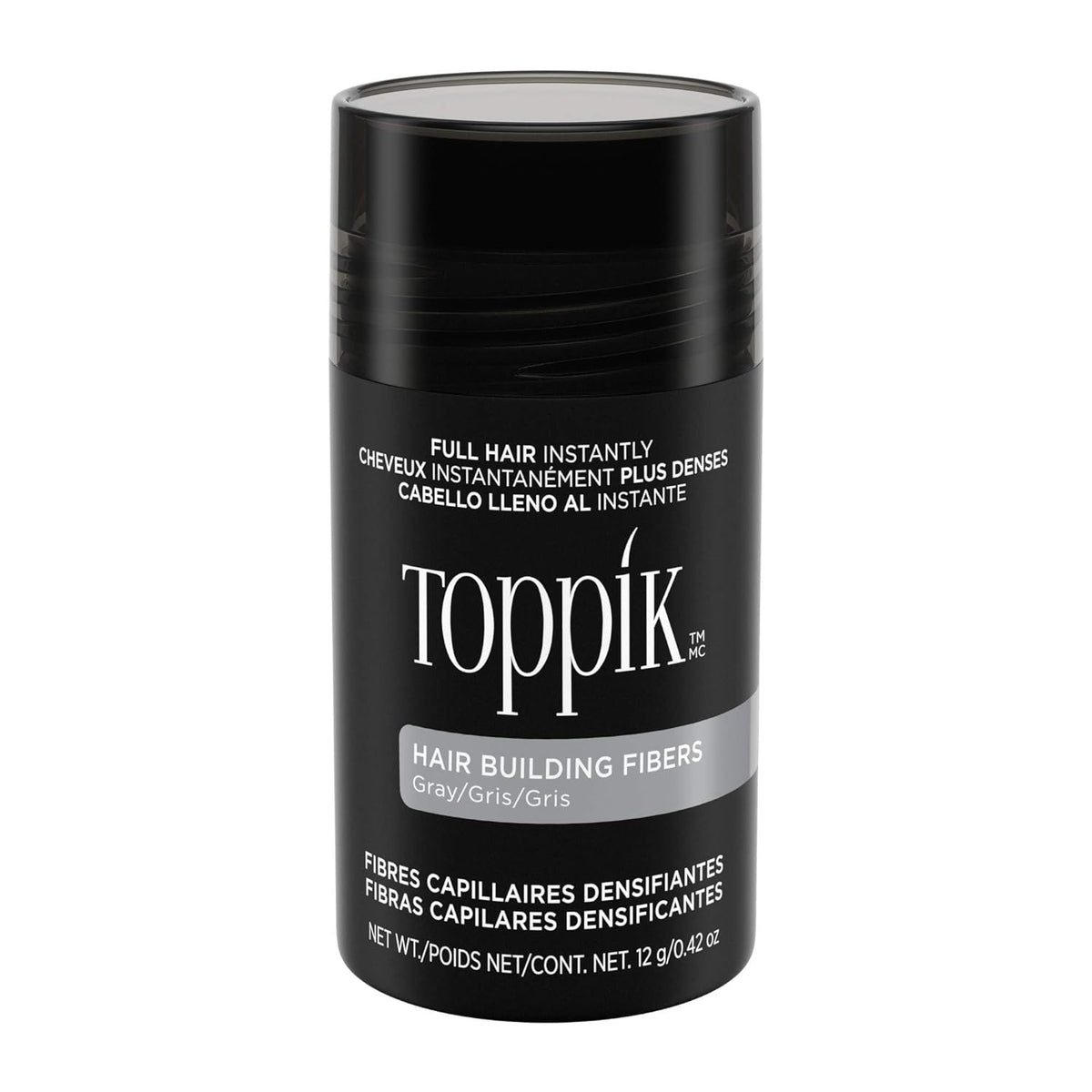 Toppik Hair Building Fibers Grey 27.5 Grams - Pinkbliss