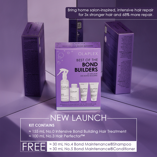 Olaplex Best of Bond Builders Kit – Hair Repair & Strengthening Treatment for Damaged, Color-Treated Hair - Pinkbliss