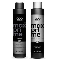 QOD Professional Max Prime After Treatment Shampoo and Mask 1000ml Each - Pinkbliss