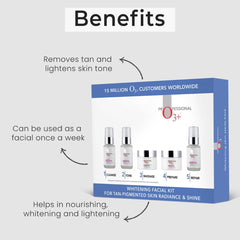 O3+ Professional Whitening Facial Kit for Tan-Pigmented Skin Radiance - Shine (Regular Pack) - Pinkbliss