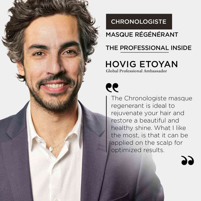 Kérastase Chronologiste Hair Mask for Aging Hair 200ml | Hydrating Hair Mask for Aging Hair | Infused with Hyaluronic Acid, Vitamin E - Pinkbliss