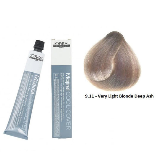 L’Oréal Professionnel Majirel Cool Cover 9.11 ( Very Light Deep Ash Blonde ) - Pinkbliss