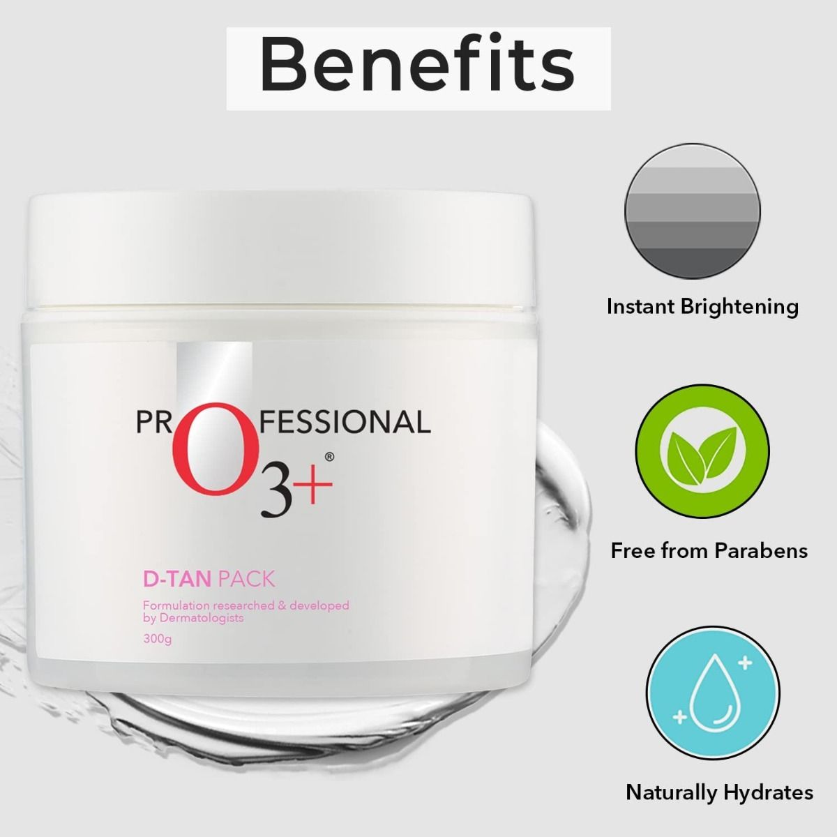 O3+ Professional D-TAN Pack for Instant Tan Removal and Sun Damage Protection 300ml - Pinkbliss