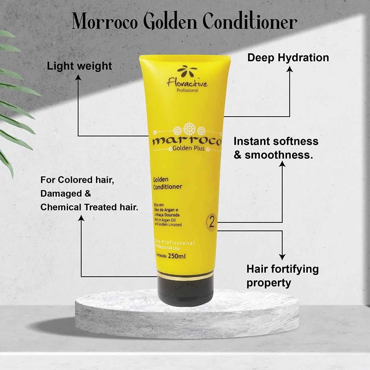 Floractive Profissional Marroco Golden Plus Dry Floral Conditioner 250Ml - Pinkbliss