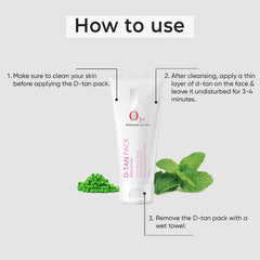 O3+ D-tan Pack For Instant Tan Removal For all skin Types 180g - Pinkbliss
