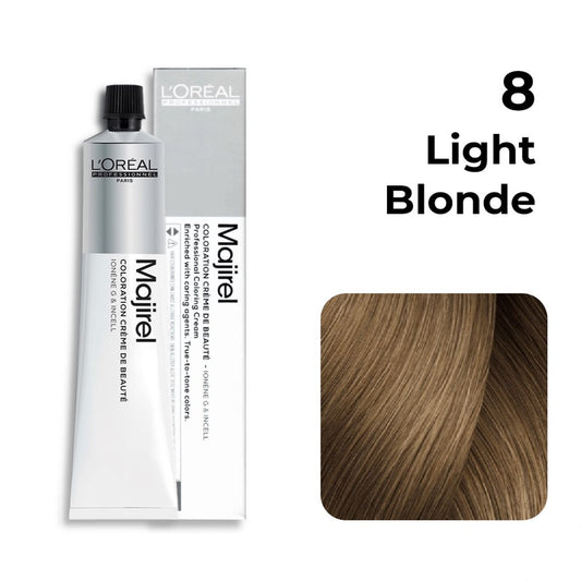 L’oreal Professionnel Majirel – 8 (Light Blonde) - Pinkbliss