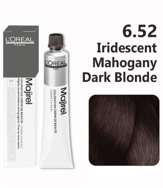 L’oreal Professionnel Majirel – 6.52 (Iridescent Mahogany Dark Blonde) - Pinkbliss