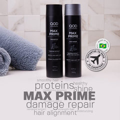 QOD Professional Max Prime After Treatment Shampoo and Mask 1000ml Each - Pinkbliss